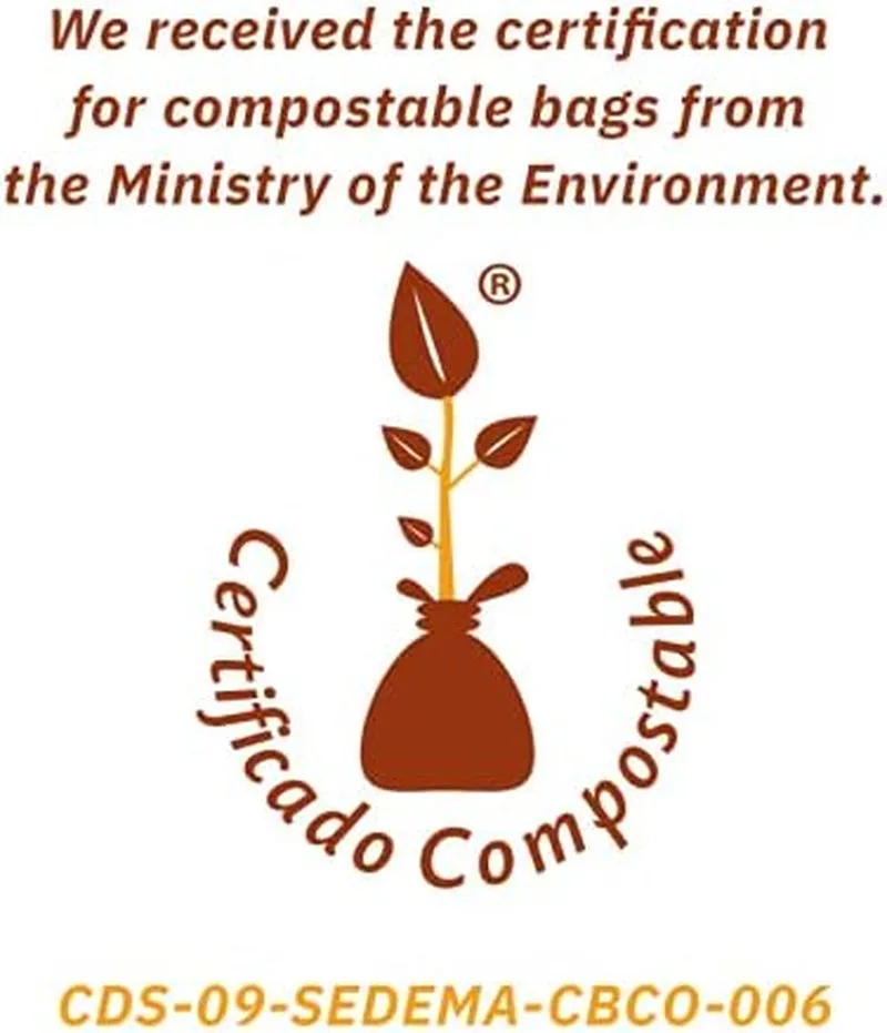 | Happydoggy Certified Compostable Brown Bag for Pet Feces 120 Pack