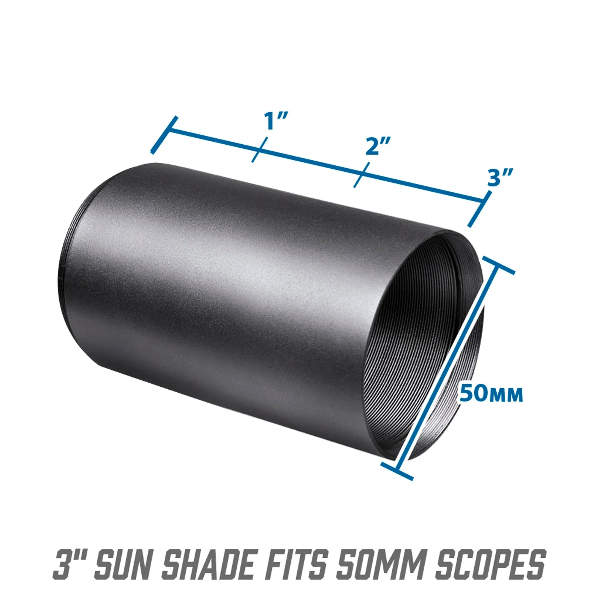 10-40x60mm Varmint AO Trace MOA V2 Rifle Scope with 3" Sun Shade | AC13524