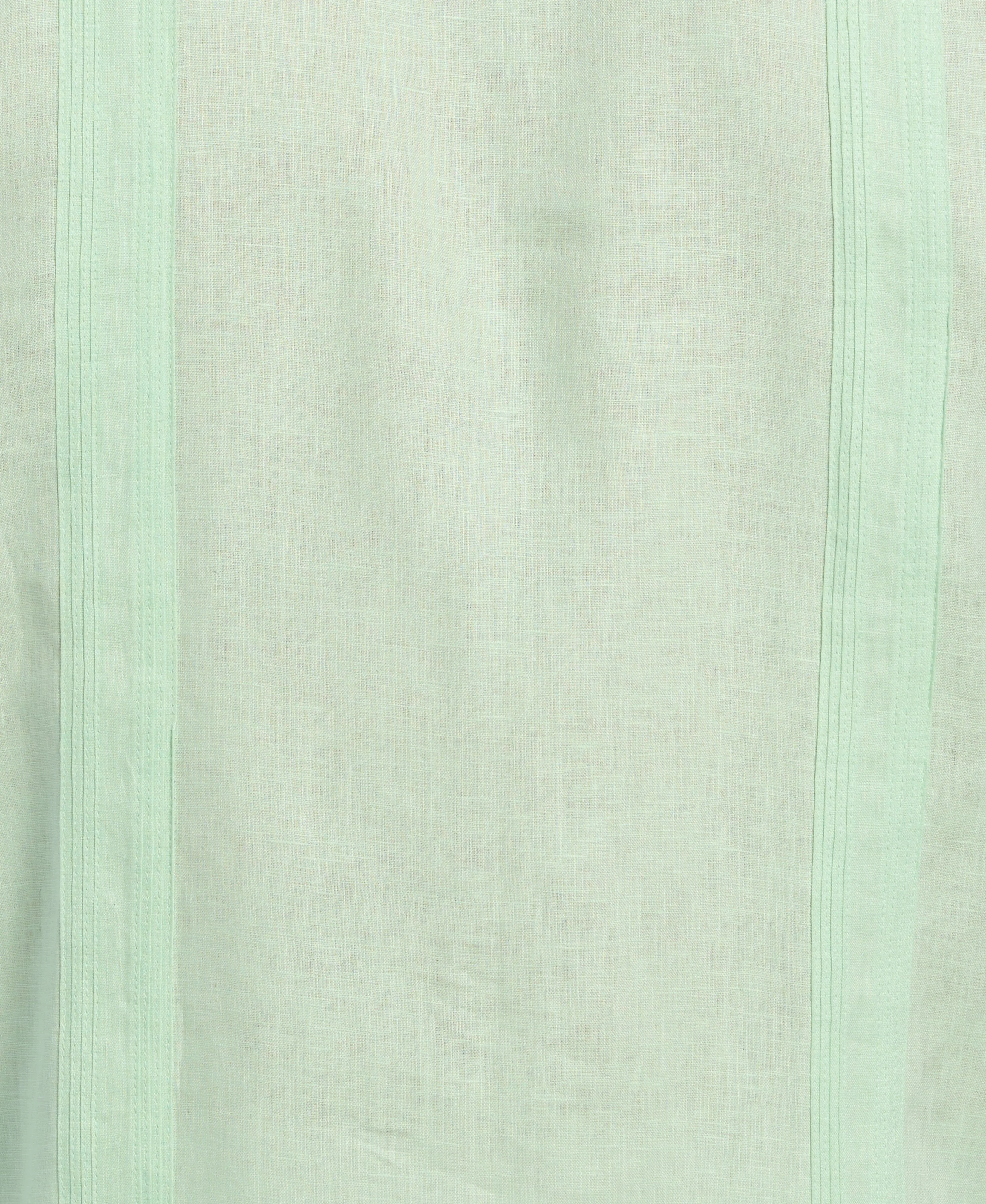 100% Linen Classic Guayabera Shirt - Long Sleeve