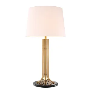 113059UL - Table Lamp Biennale gold finish incl shade