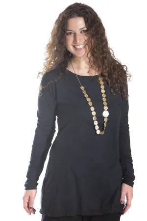 1149B Long Sleeve Lightweight Cotton Tee UnPrinted