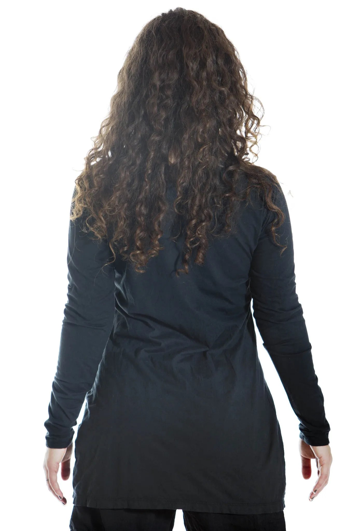 1149B Long Sleeve Lightweight Cotton Tee UnPrinted