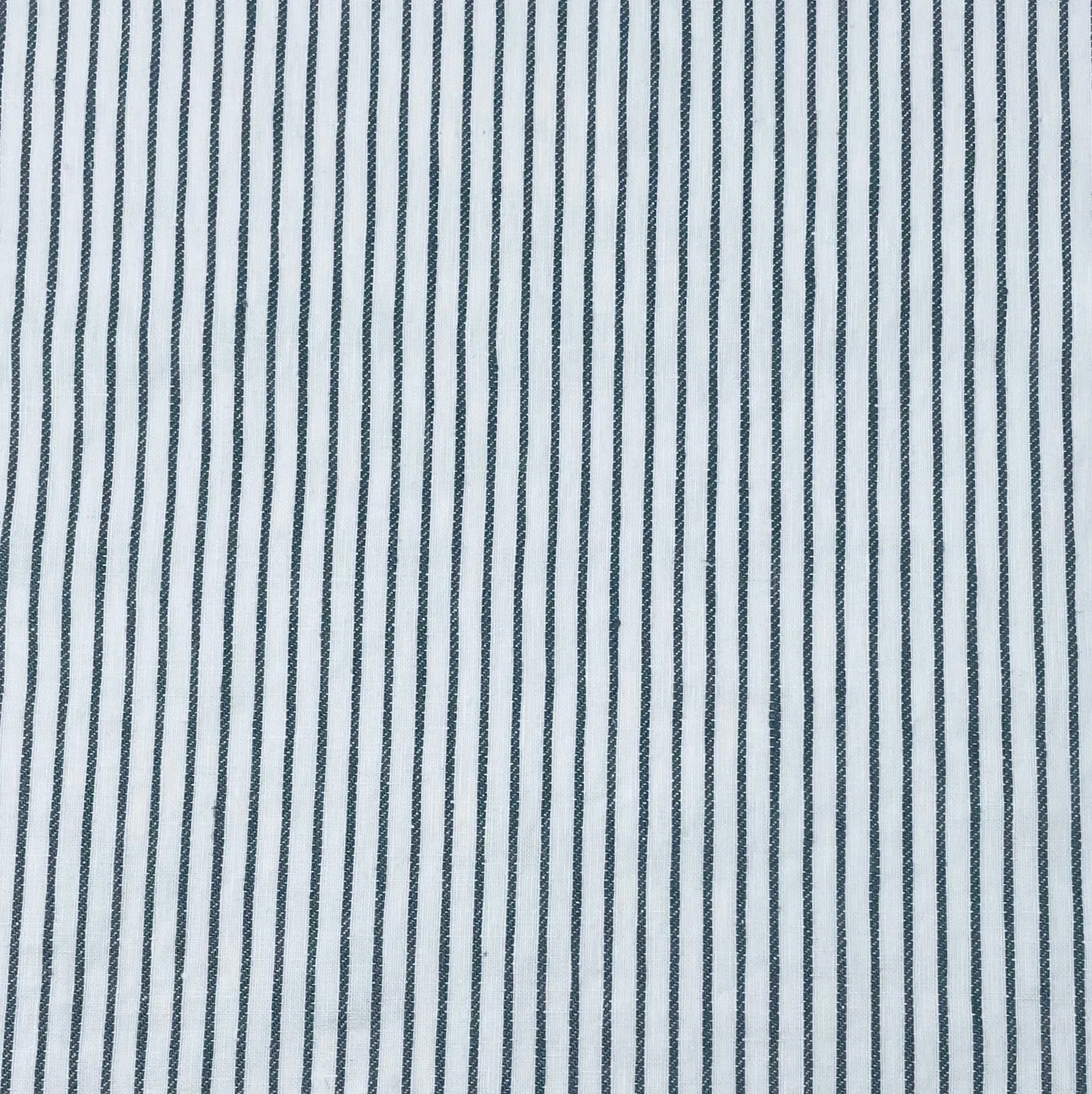1/2" Narrow Stripe 100% Natural Linen Fabric By The Yard/CL1002