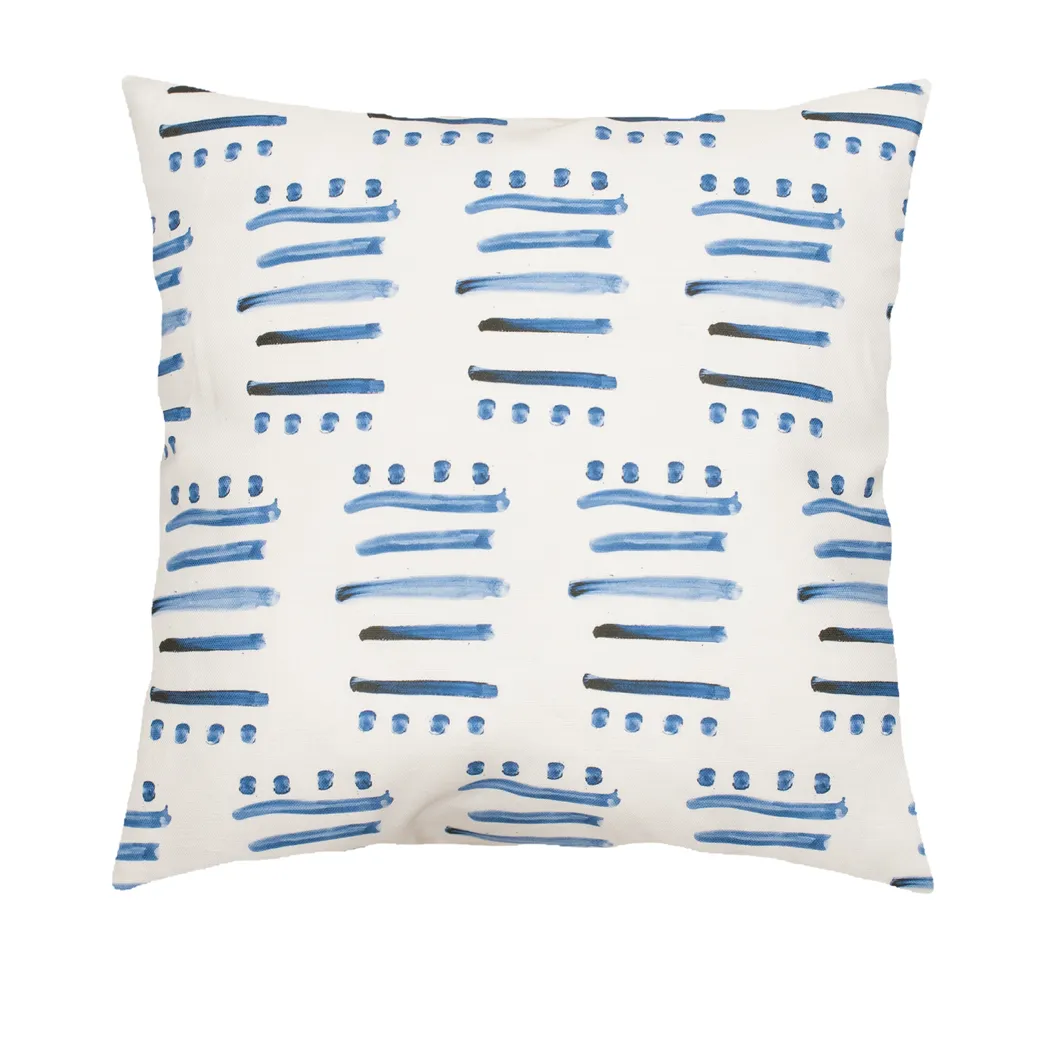 14 Layers Indigo Pillow
