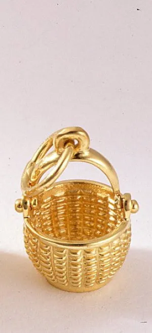 14K Interior Weave Basket 7/16"