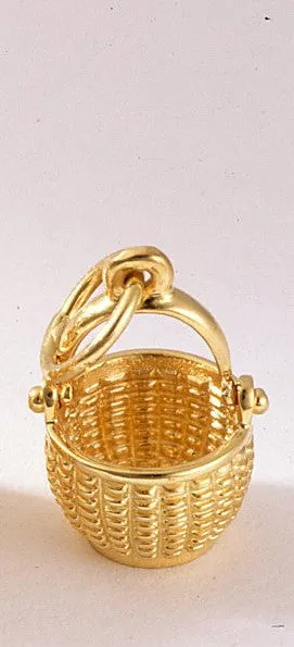 14K Interior Weave Basket 7/16"