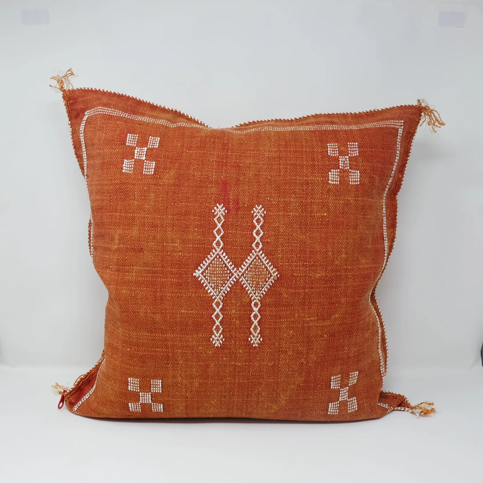 18x18 Moroccan Cactus Sabra Silk Pillow