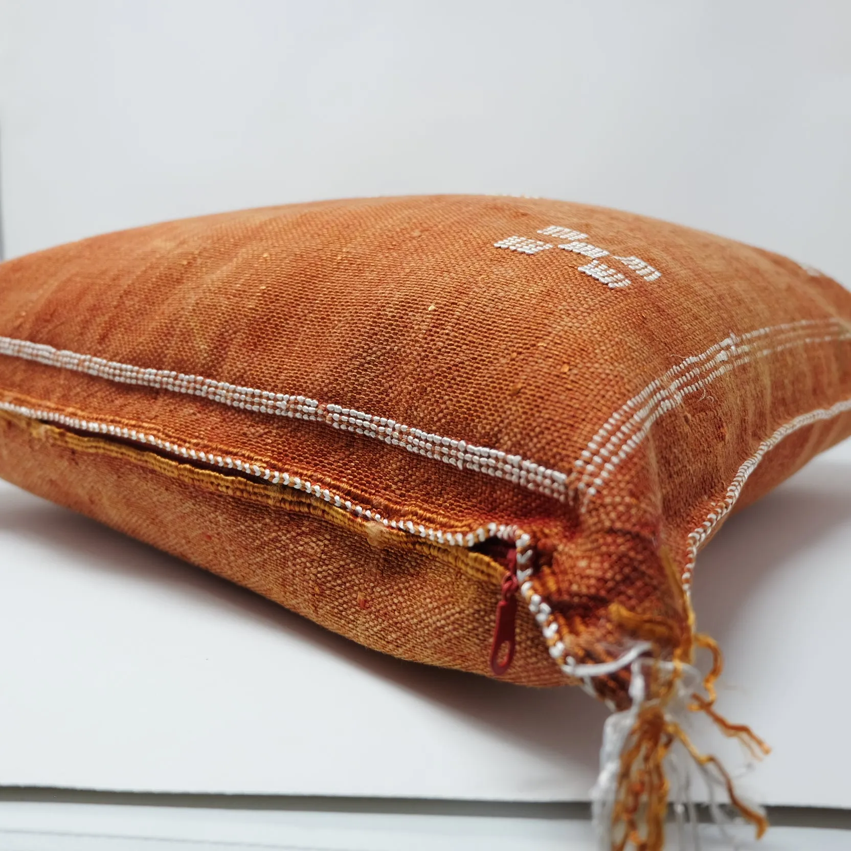 18x18 Moroccan Cactus Sabra Silk Pillow