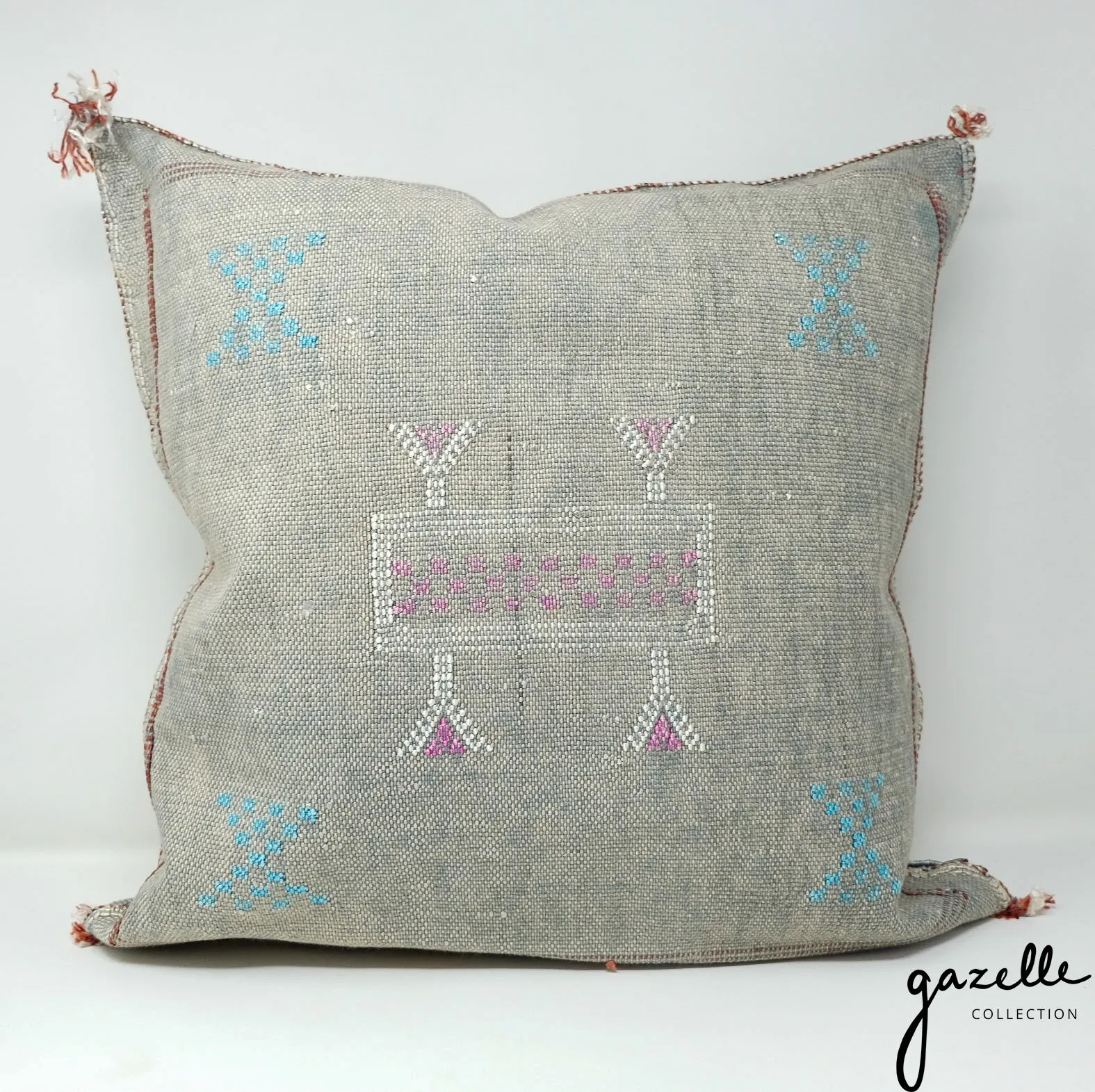 18x18 Moroccan Cactus Sabra Silk Pillow