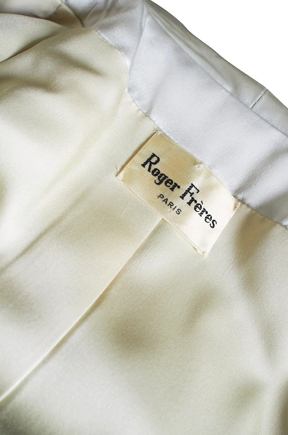 1960s Phenomenal Roger Freres Silk Opera Coat