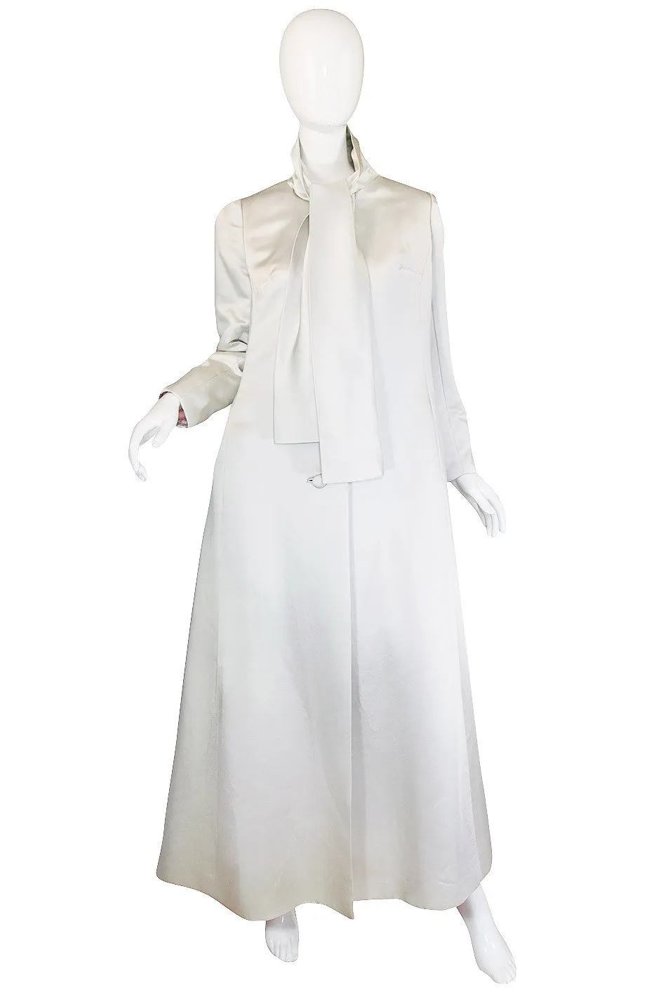 1960s Phenomenal Roger Freres Silk Opera Coat