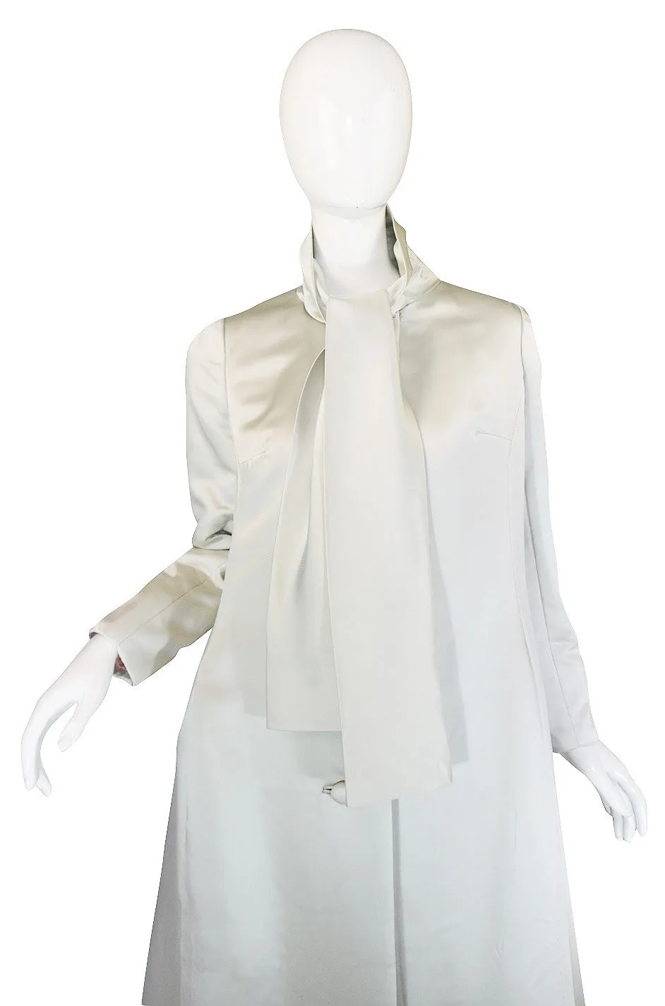 1960s Phenomenal Roger Freres Silk Opera Coat