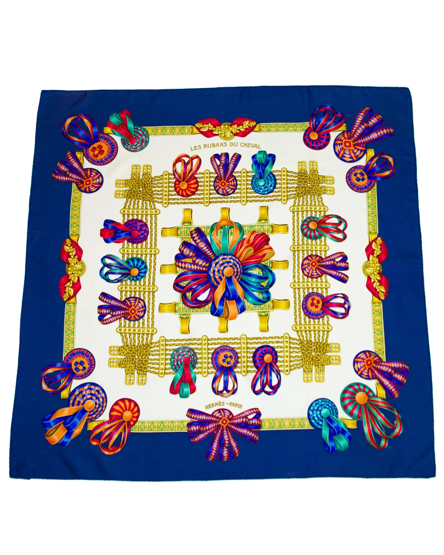 1993 Les Rubans du Cheval Silk Scarf