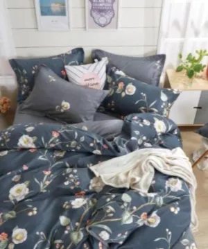 200 Thread Count Percale Cotton Printed Duvet Covers Set Scarlett