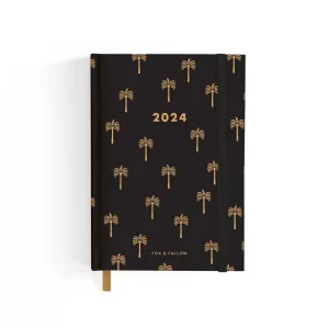 2024 Night Palms Mini Planner