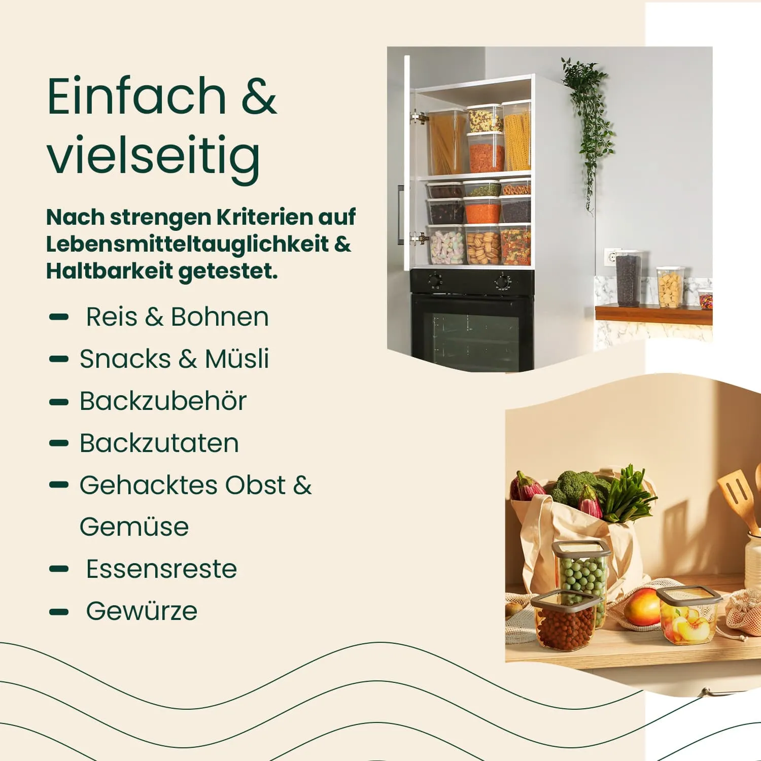 24 Mix - Vorratsdosen mit Deckel