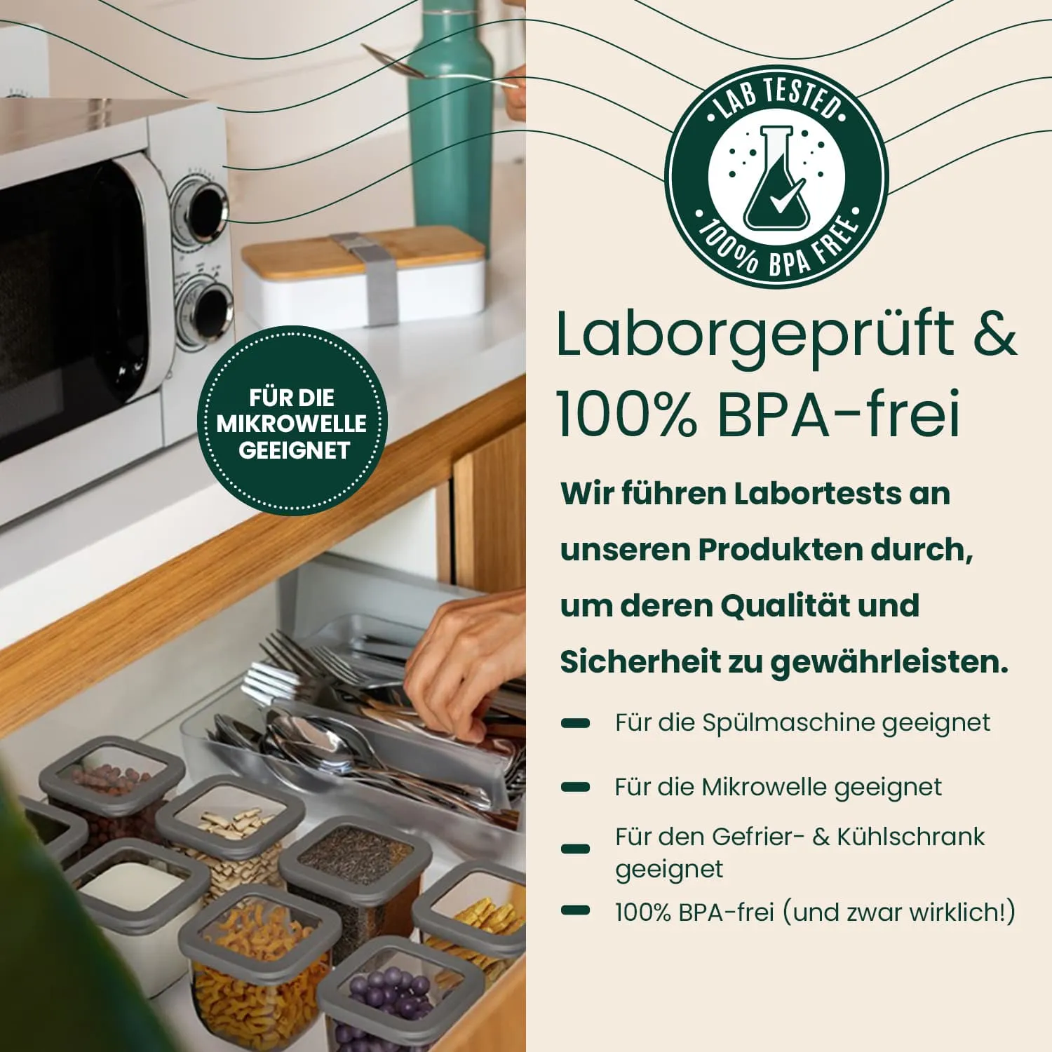 24 Mix - Vorratsdosen mit Deckel