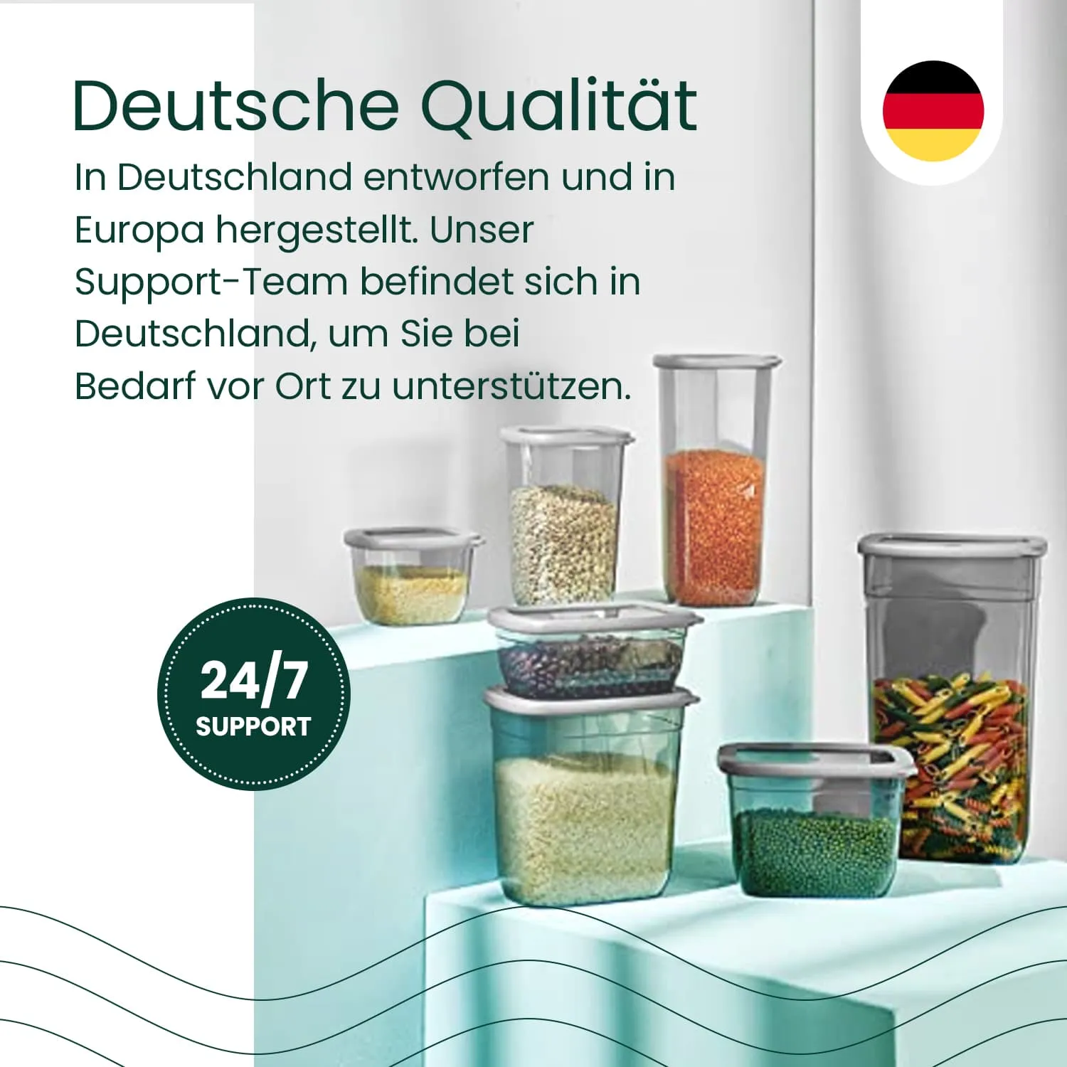 24 Mix - Vorratsdosen mit Deckel