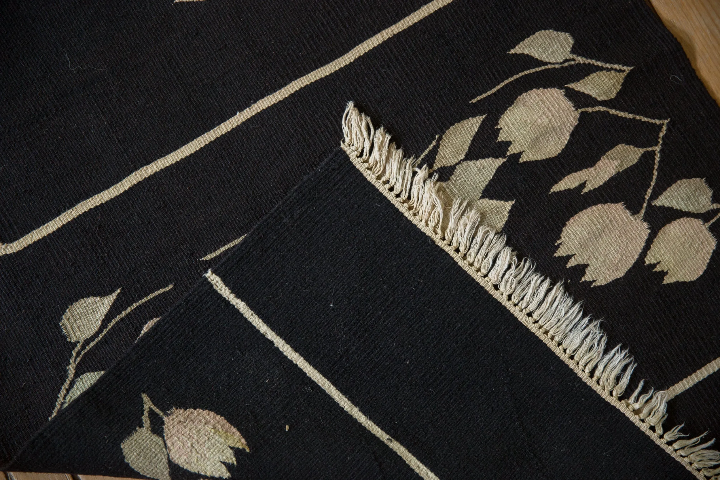 2.5x11 Vintage Romanian Kilim Rug Runner