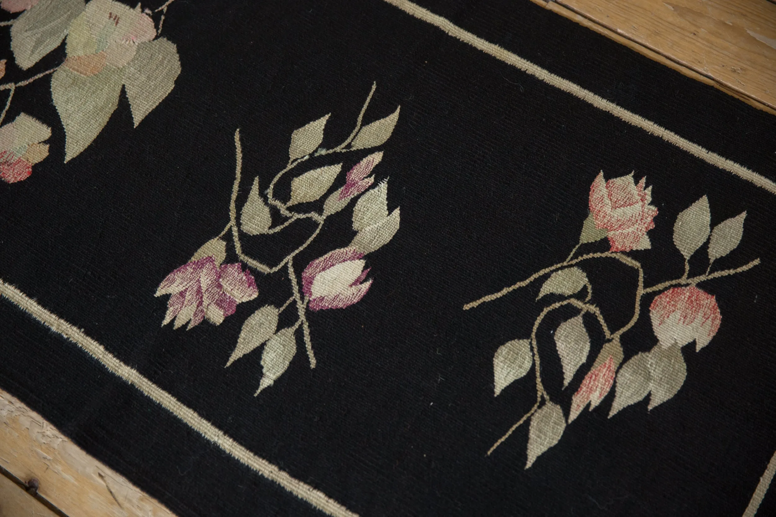 2.5x11 Vintage Romanian Kilim Rug Runner