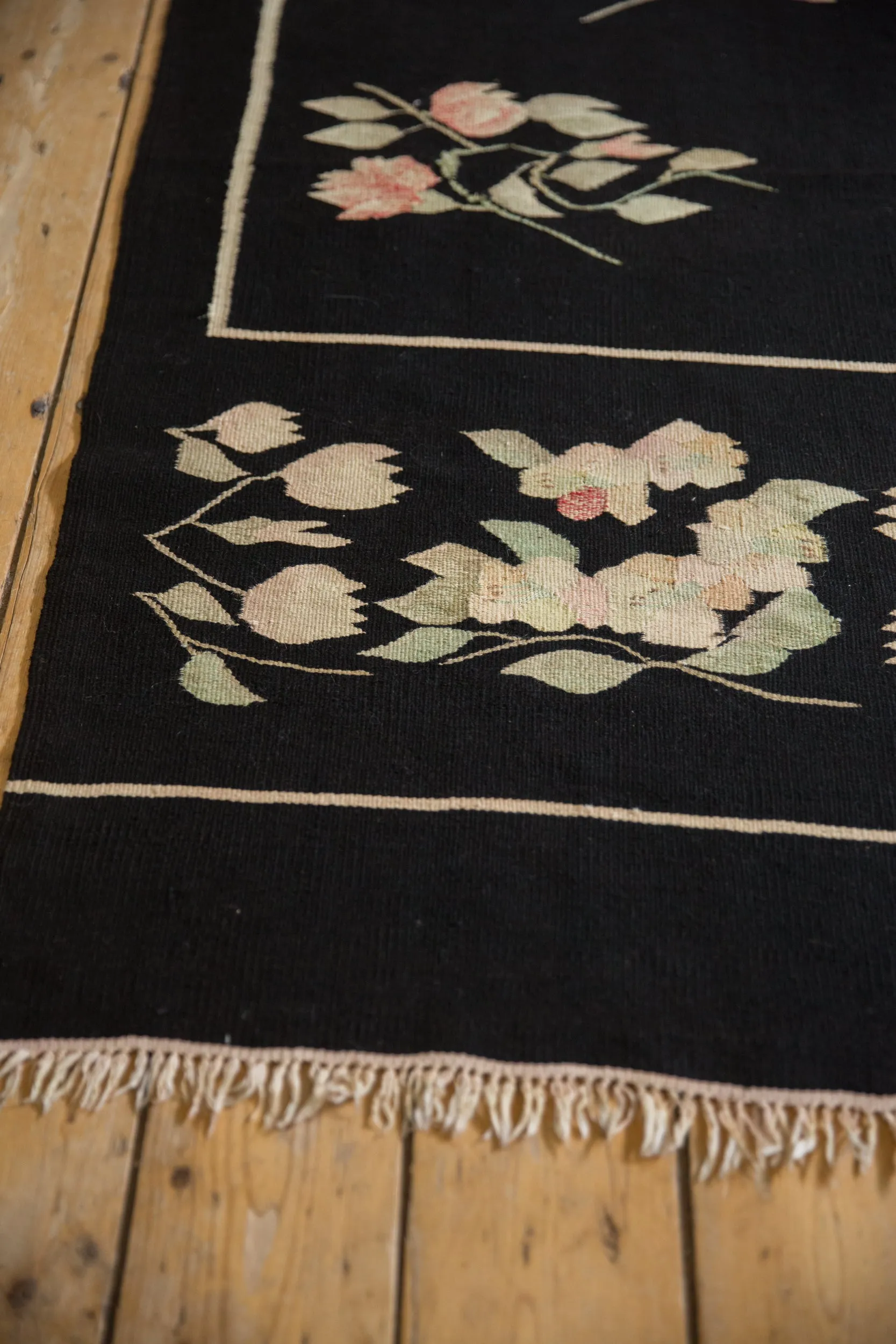 2.5x11 Vintage Romanian Kilim Rug Runner