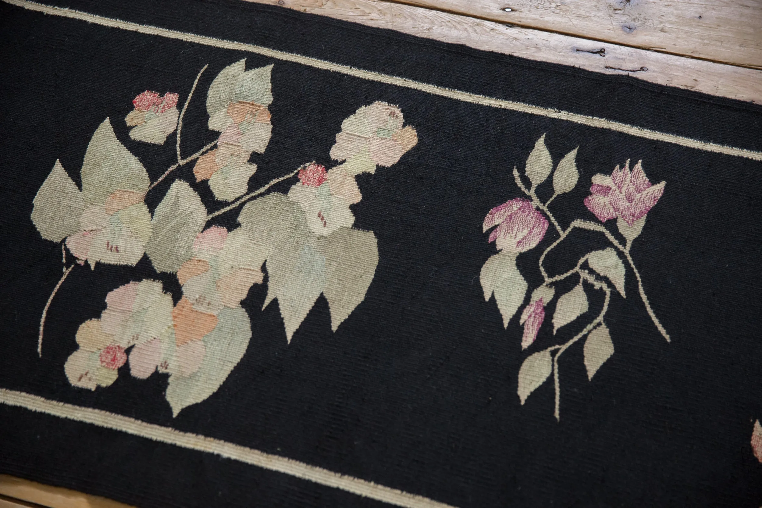2.5x11 Vintage Romanian Kilim Rug Runner