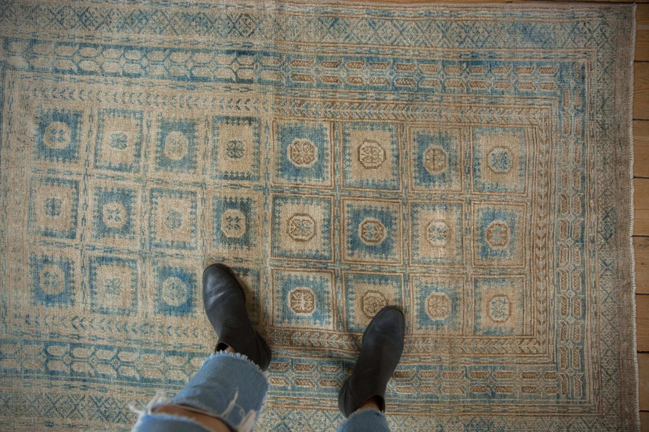 3.5x5.5 Vintage Distressed Belouch Rug