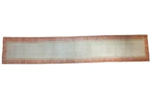 3x15.5 Vintage Distressed Oushak Rug Runner