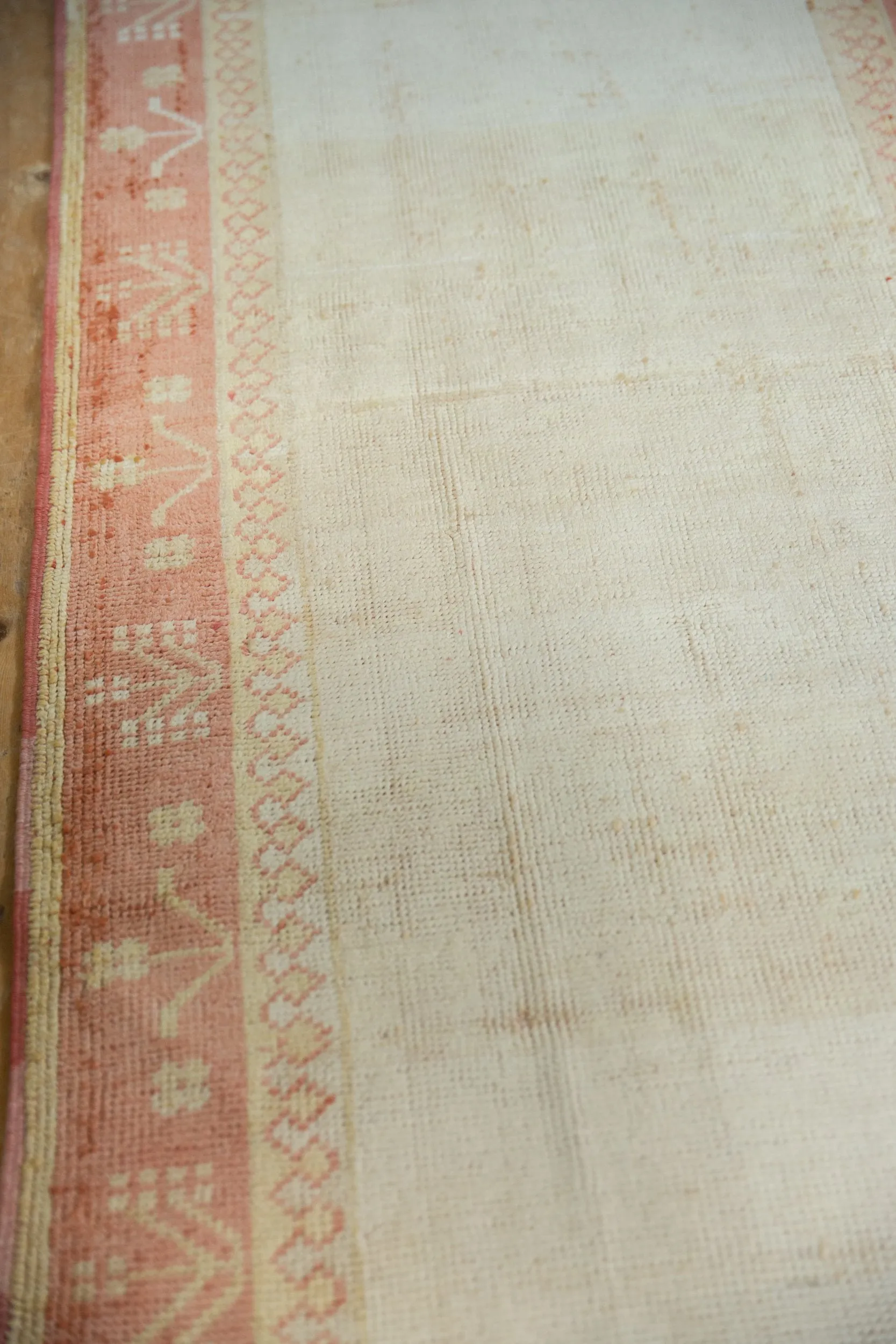 3x15.5 Vintage Distressed Oushak Rug Runner
