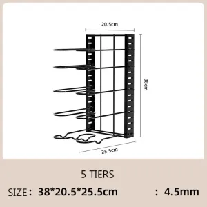 5/8 Tiers Pan Pot Organizer Rack
