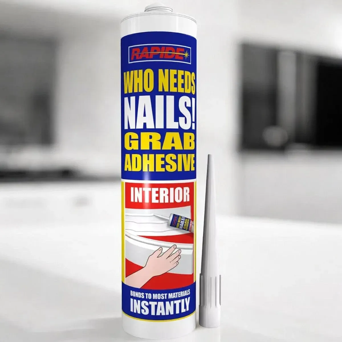 6 x Rapide Who Needs Nails Interior Grab Adhesive | 6 x 260ml Cartridges