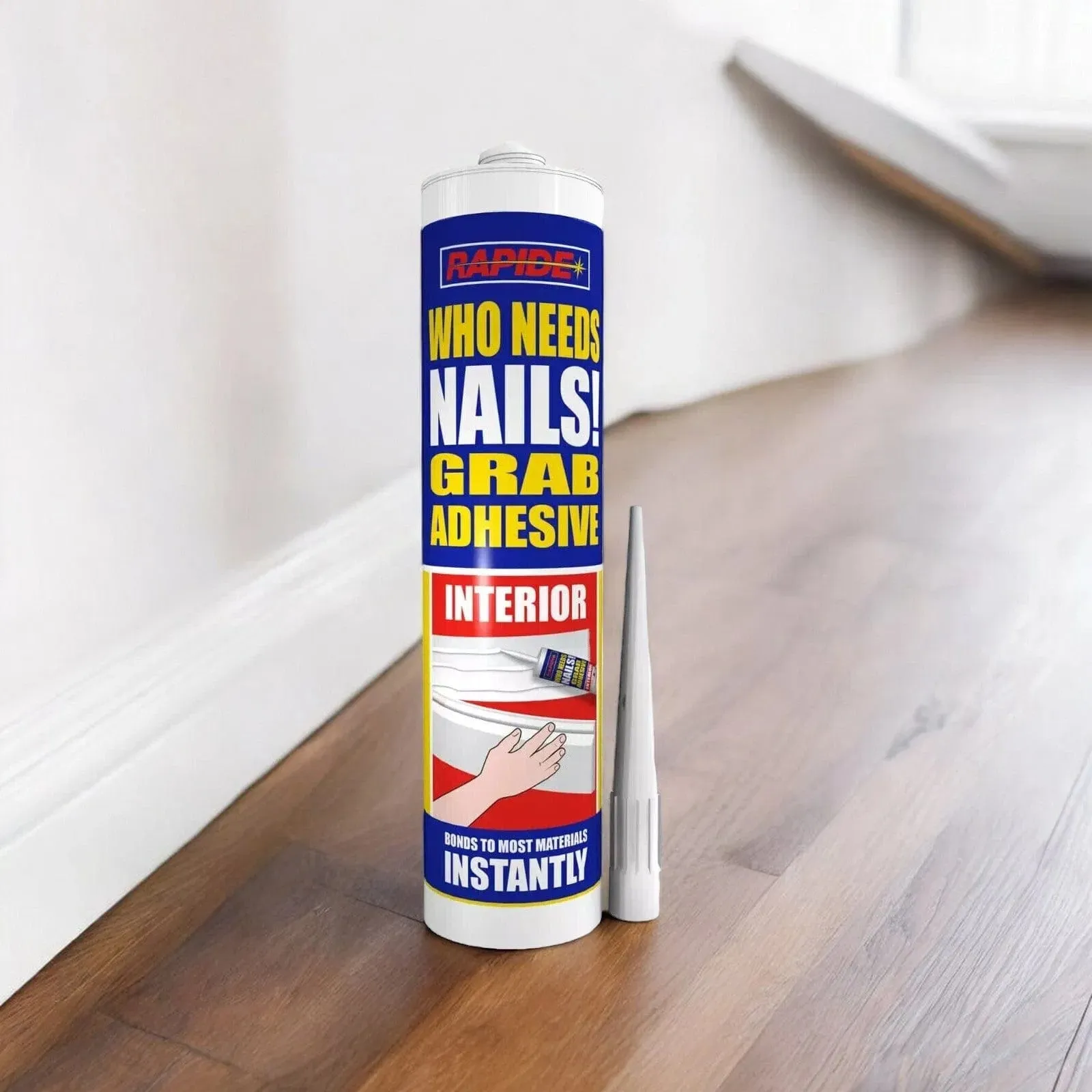 6 x Rapide Who Needs Nails Interior Grab Adhesive | 6 x 260ml Cartridges