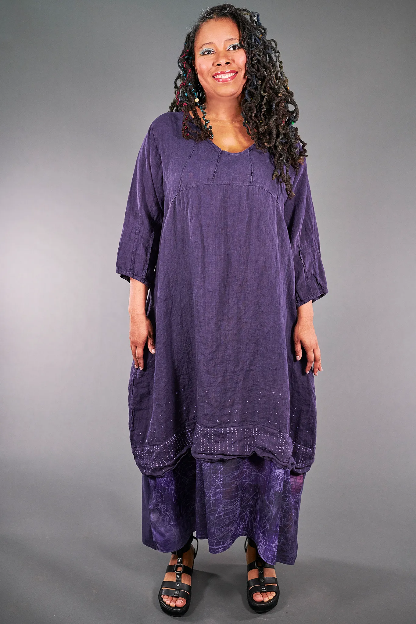 7156 Occasion Dress - Violet Ink-P