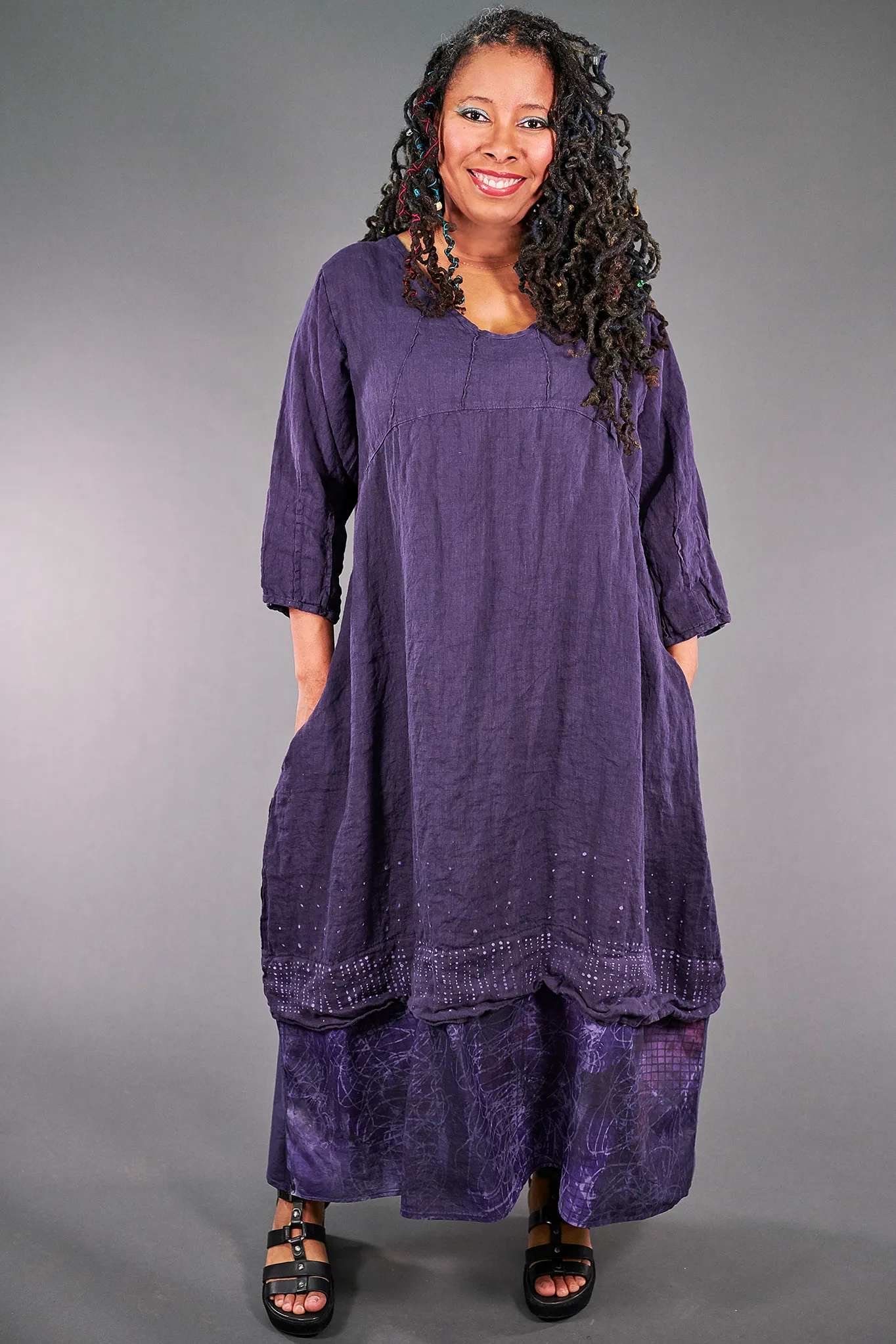 7156 Occasion Dress - Violet Ink-P