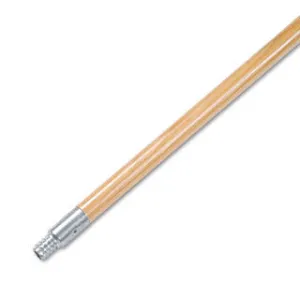 72in Wood Handle Pole with Metal Threads