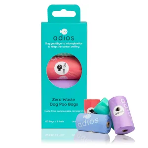 8 rolls in Rainbow (120 bags) - Non Handle
