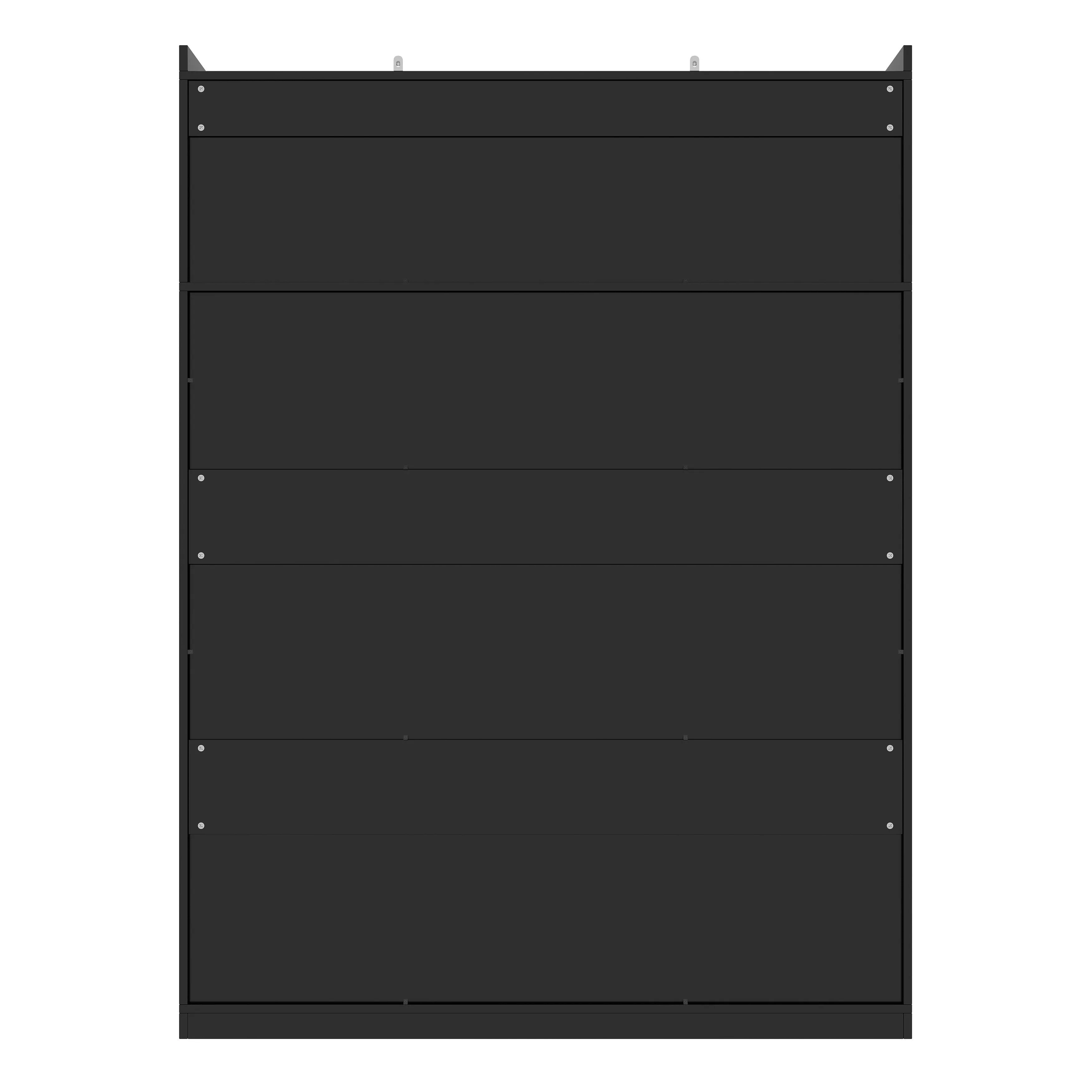 85 Inch Tall MDF Hall Tree with Bench, Entryway Storage Organizer with 4 Doors, 5 Drawers and Adjustable Shelves