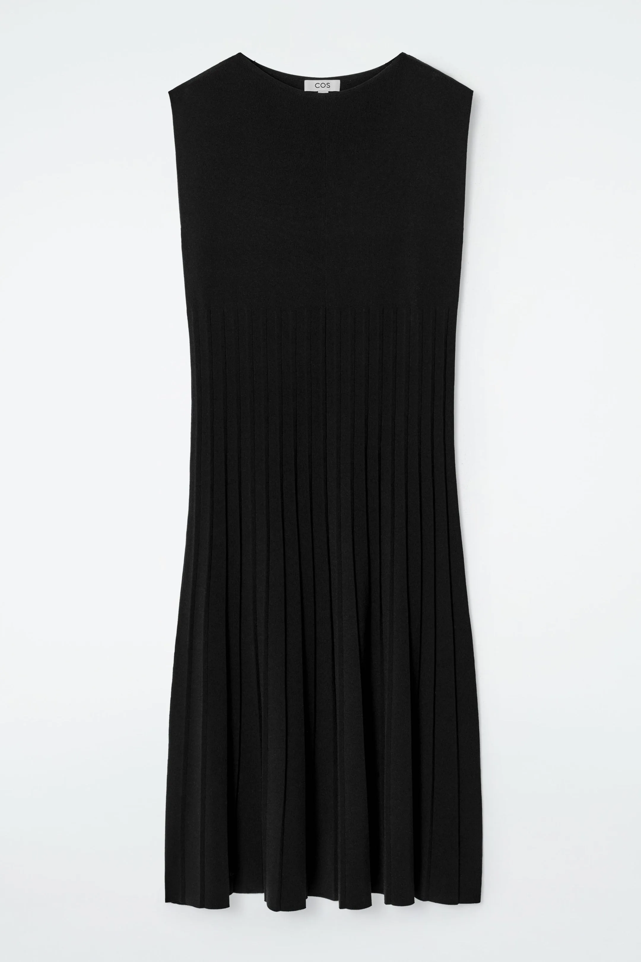 A-line linen-blend maxi dress
