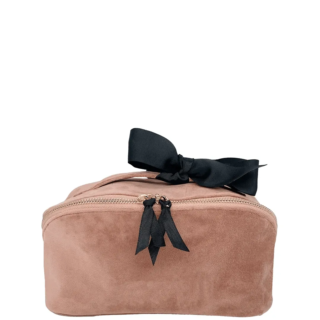 Accordion Box Makeup & Toiletry - Pink Velvet