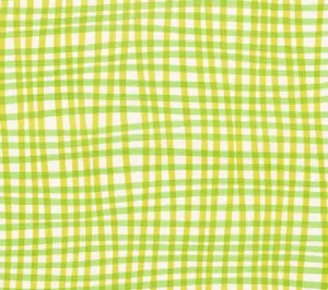 Alan Campbell Fabric: Country Check - Custom Jungle Green / Green on Tinted Belgian Linen / Cotton