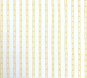 Alan Campbell Fabric: Soho Vertical - Custom Taxicab on White Belgian Linen / Cotton