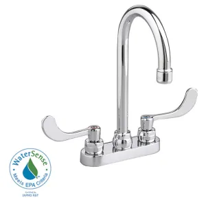 American Standard Monterrey Centerset Bathroom Faucet with Double Wrist Blade Handles