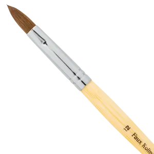 Americanails Faux Kolinsky | Acrylic Brush Oval #12