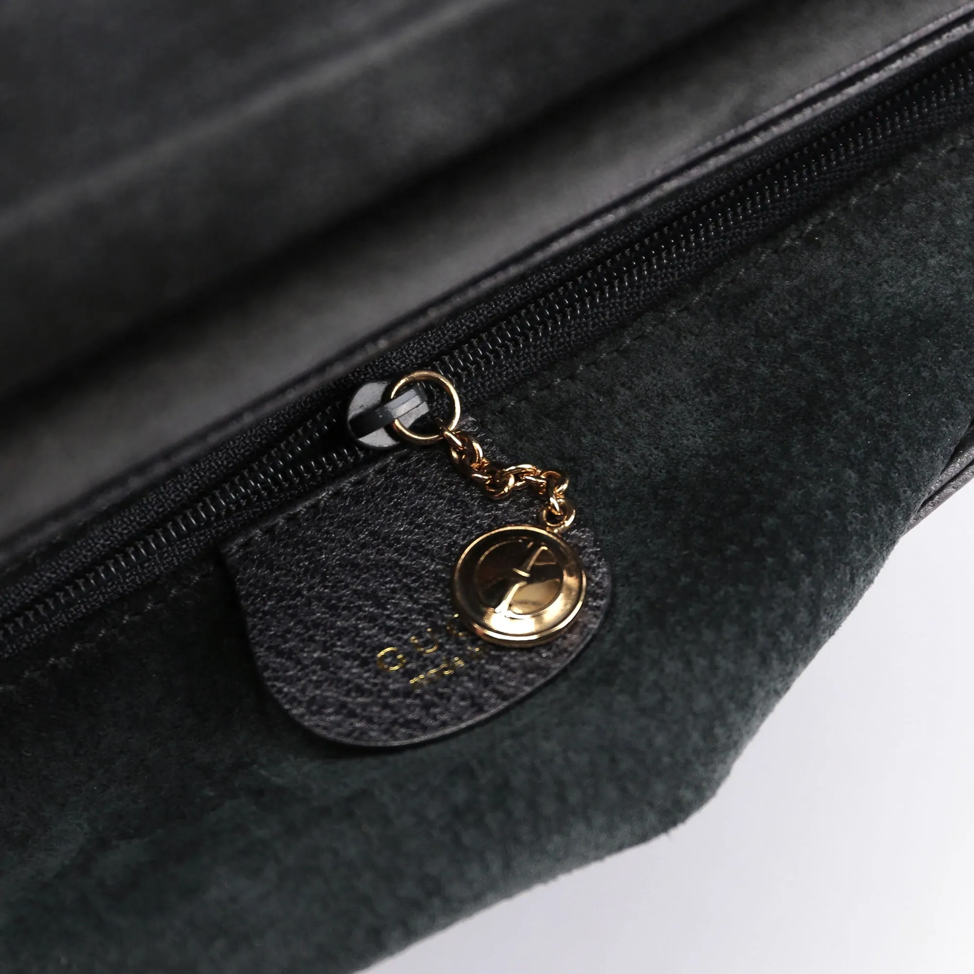Anthracite Bamboo Top Handle Bag