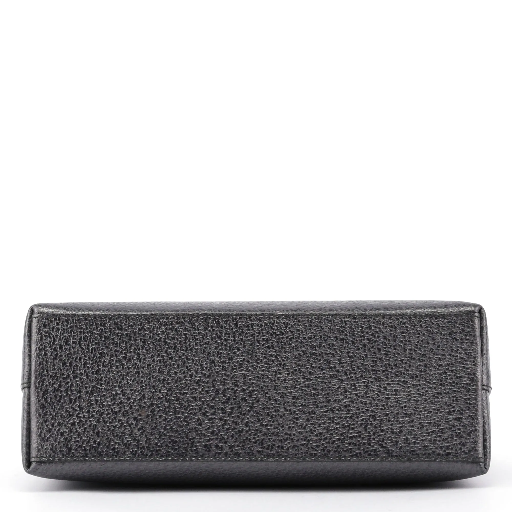Anthracite Bamboo Top Handle Bag