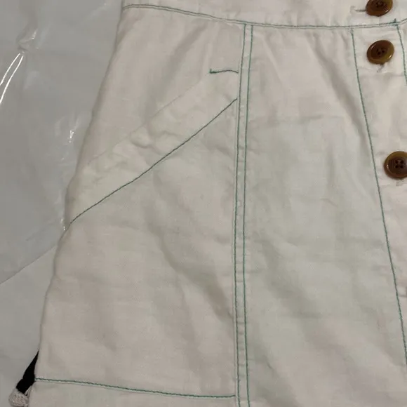 Anthropologie Akemi Kin Midi Buttoned Skirt