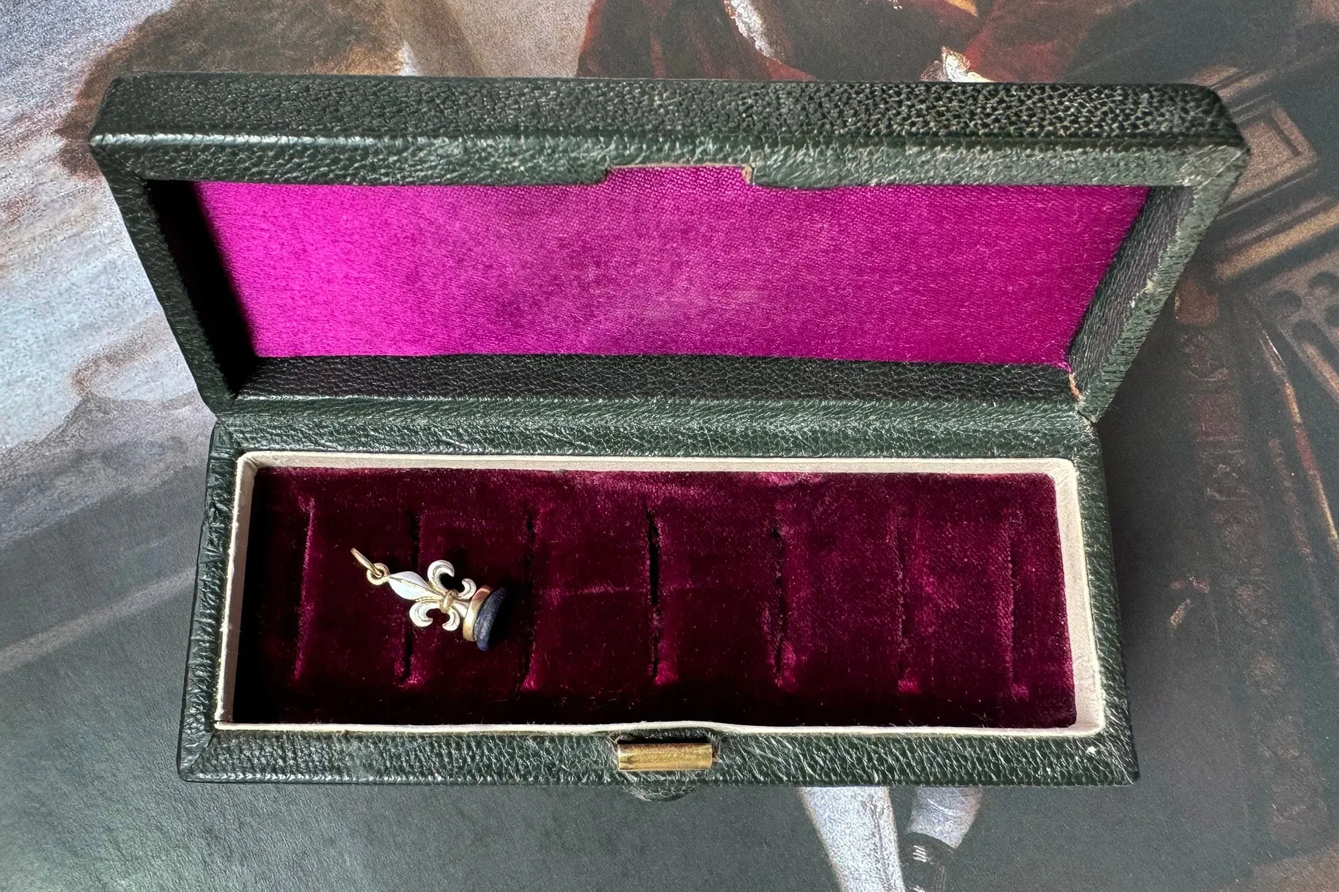 Antique Multi Ring Box