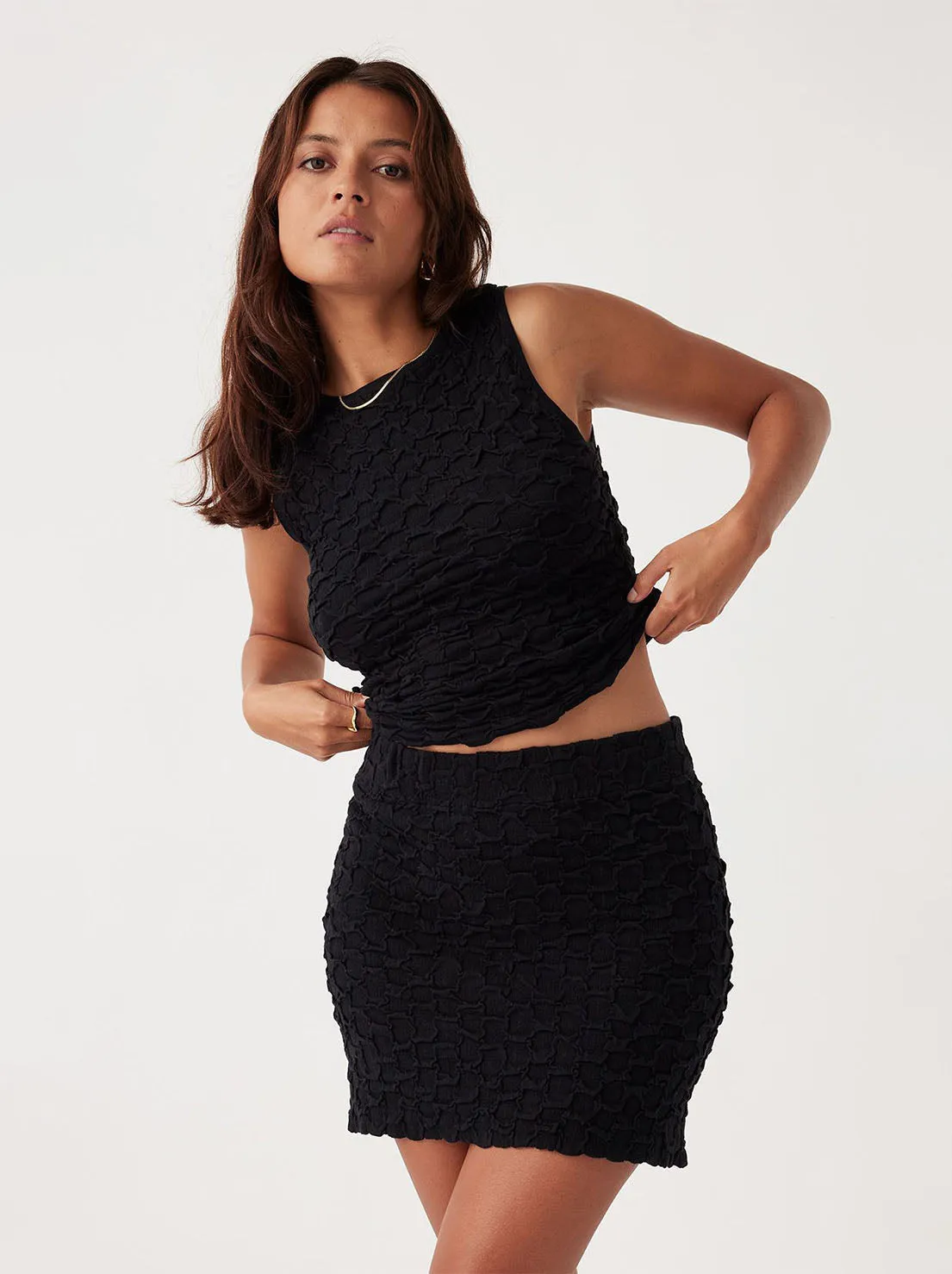 Arcaa Movement - Poppy Mini Dress - Black