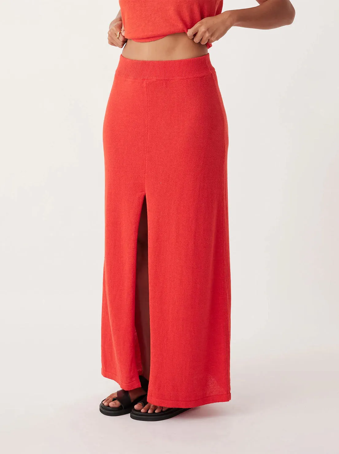 Arcaa Movement - Poppy Skirt - Hibiscus