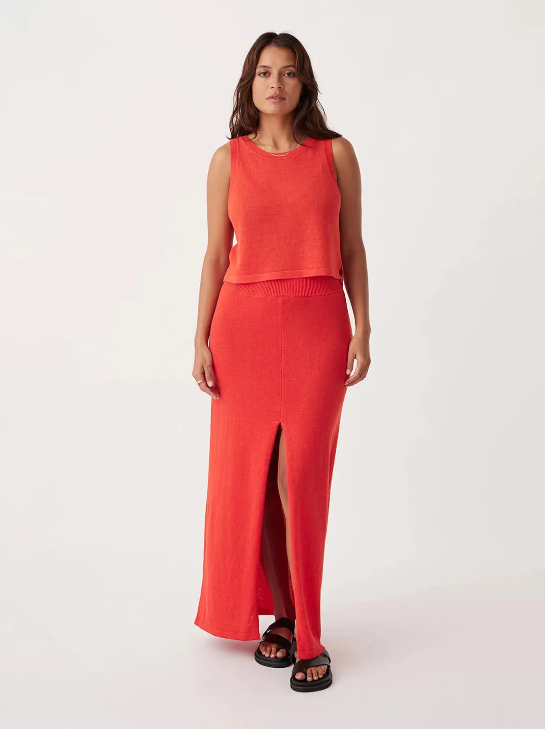Arcaa Movement - Poppy Skirt - Hibiscus